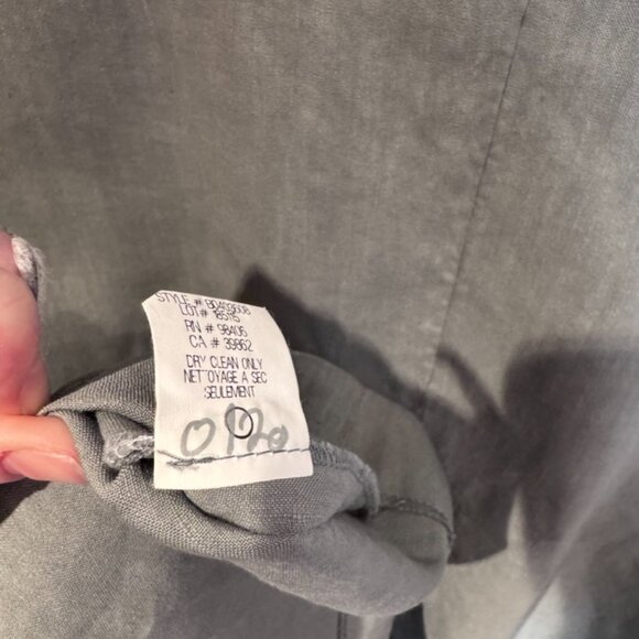 Theory Linen Dress - Size 12 - Picture 9 of 9